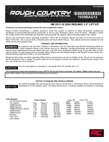 Installation Manual